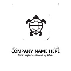 Turtle logo design vector illustration