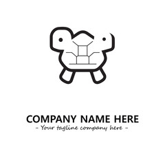 Turtle logo design vector illustration