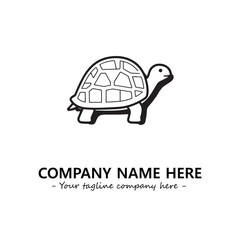 Turtle logo design vector illustration