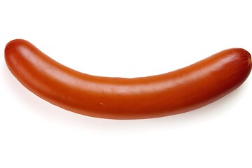 Frankfurter sausage on a white background
