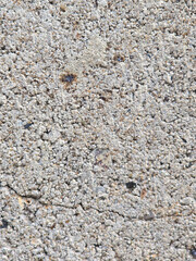 Closeup of a concrete wall with a rough textured surface