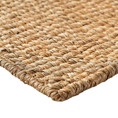 Minimalist Eco Straw Mat with a Sleek Design Isolated on Transparent Background