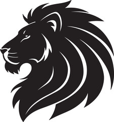 Lion head line art, lion head silhouette, lion clip art