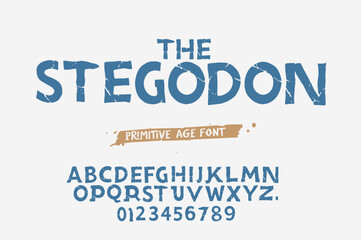 Original retro alphabet, creative characters set. vintage stylish typography