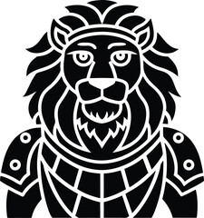 Lion head line art, lion head silhouette, lion clip art