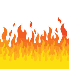vector illustration of a fire background