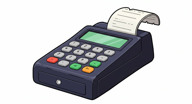 Point of sale terminal with printed receipt