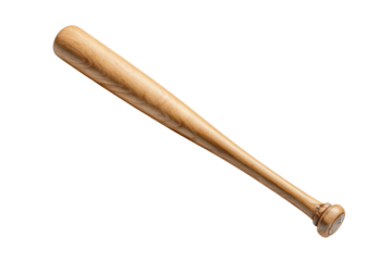 PNG Wooden baseball bat isolated on black background
