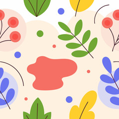 Seamless floral pattern vector illustration design for spring decoration