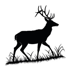 deer silhouette vector