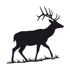 deer silhouette vector