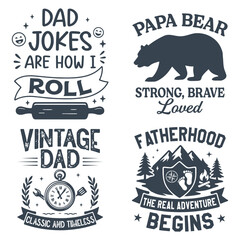 Trendy Fathers Day T-shirt, Happy Father's Day Design Sublimation, Dad Quotes, Daddy Papa Illustration Design, Dad Lover Gift Set
