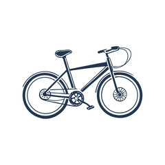 Fototapeta premium Bike icon bicycle icon vector on white background. Adobe Illustrator Artwork