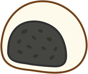 Black Sesame Mochi Daifuku