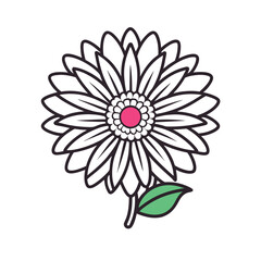 vector illustration of a flower