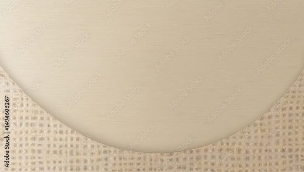 Poster beige abstract background with textured bottom part and smooth top