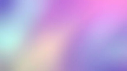 Fototapeta premium Subtle Gradient of Pastel Hues Blending Shades of Pink Purple Blue and Light Yellow Tones