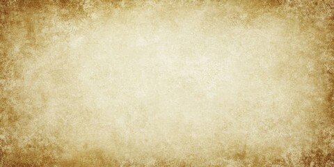 Obraz premium Aged parchment texture; light beige center, darker brown edges, mottled, vintage feel