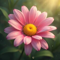 Pink gerber daisy