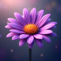 Pink daisy flower
