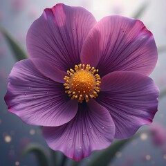 Close up of a pink flower