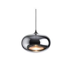 Modern Chrome Pendant Lamp, Stylish Interior Lighting Fixture