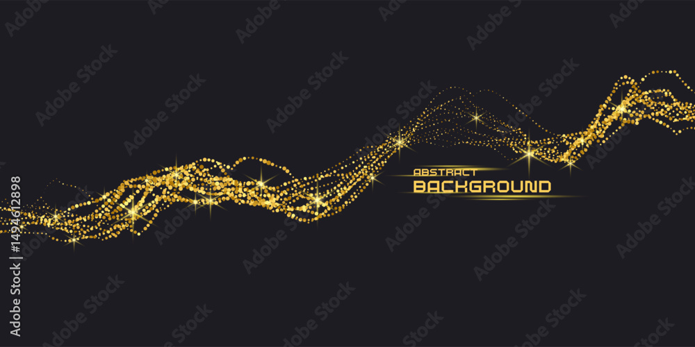 Poster beautiful abstract background with colorful particles background. an effective template for placing 