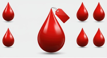 Obraz premium Blood Donation Campaign: Donate Blood Save Lives Graphics Design