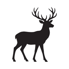 deer silhouette vector