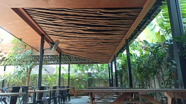 wooden themed dining concept