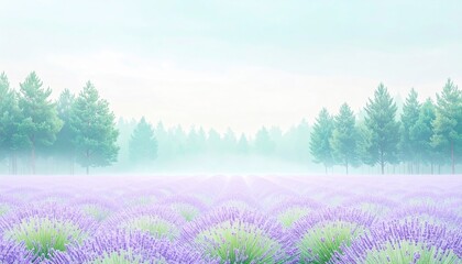 Lavender blooming field scenic landscape nature photography serene environment wide angle view tranquility concept