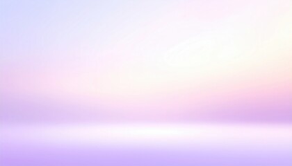 Calm sunrise over tranquil horizon digital art soft pastel colors serene atmosphere abstract view