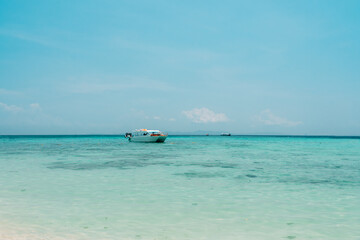 Speedboat on the Blue Sea in Thailand