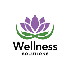 Obraz premium Wellness Logo Design Vector