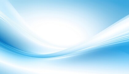 Fototapeta premium Flowing blue waves abstract artwork digital creation tranquil environment modern aesthetic vibrant viewpoint