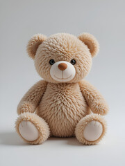 Obraz premium soft toy teddy bear on white background.