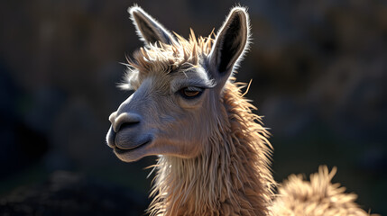 Llama close up