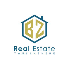 Modern Real Estate Logo – House, Apartment, Building, Architecture, Construction, Property Investment, Corporate Branding Design
