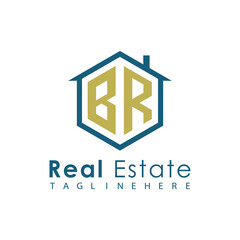 Modern Real Estate Logo – House, Apartment, Building, Architecture, Construction, Property Investment, Corporate Branding Design

