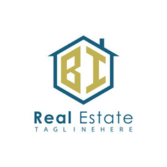 Modern Real Estate Logo – House, Apartment, Building, Architecture, Construction, Property Investment, Corporate Branding Design
