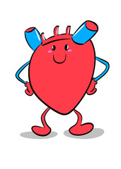 heart cartoon illustration
