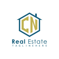 Fototapeta premium Modern Real Estate Logo – House, Apartment, Building, Architecture, Construction, Property Investment, Corporate Branding Design 
