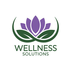 Fototapeta premium Wellness Logo Design Vector, Wellness Logo Design, Elegant and Modern Health and Lifestyle Branding