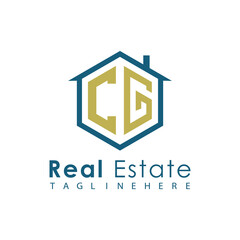 Modern Real Estate Logo – House, Apartment, Building, Architecture, Construction, Property Investment, Corporate Branding Design
