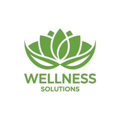 Wellness Logo Design Vector, Wellness Logo Design, Elegant and Modern Health and Lifestyle Branding