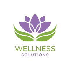 Fototapeta premium Wellness Logo Design Vector, Wellness Logo Design, Elegant and Modern Health and Lifestyle Branding