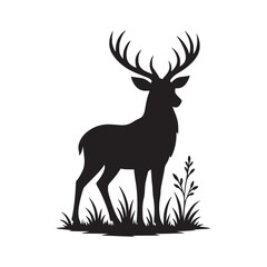 Deer Silhouette Vector 