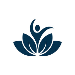 Wellness Logo Design Vector, Wellness Logo Design, Elegant and Modern Health and Lifestyle Branding