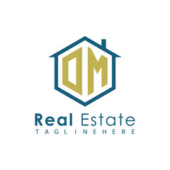 Modern Real Estate Logo – House, Apartment, Building, Architecture, Construction, Property Investment, Corporate Branding Design
