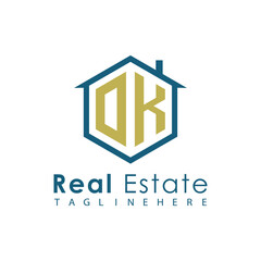Modern Real Estate Logo – House, Apartment, Building, Architecture, Construction, Property Investment, Corporate Branding Design
